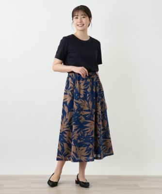 刺繍クルーネックカットソー【Ｌｅｉｌｉａｎ　ＷＨＩＴＥ　ＬＡＢＥＬ】