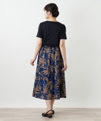 刺繍クルーネックカットソー【Ｌｅｉｌｉａｎ　ＷＨＩＴＥ　ＬＡＢＥＬ】