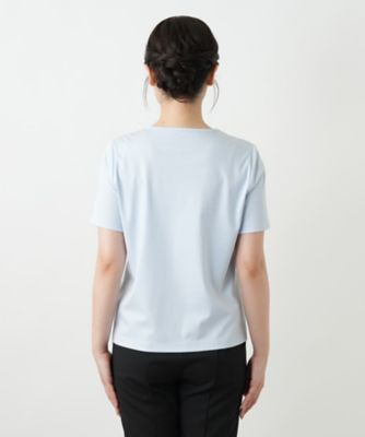 刺繍クルーネックカットソー【Ｌｅｉｌｉａｎ　ＷＨＩＴＥ　ＬＡＢＥＬ】