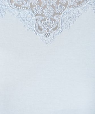 刺繍クルーネックカットソー【Ｌｅｉｌｉａｎ　ＷＨＩＴＥ　ＬＡＢＥＬ】