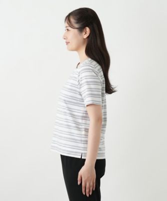 マルチボーダーカットソー【Ｌｅｉｌｉａｎ　ＷＨＩＴＥ　ＬＡＢＥＬ】