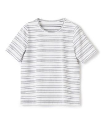 マルチボーダーカットソー【Ｌｅｉｌｉａｎ　ＷＨＩＴＥ　ＬＡＢＥＬ】