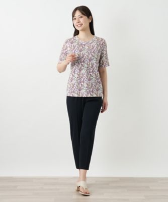 ペイズリー柄カットソー【Ｌｅｉｌｉａｎ　ＷＨＩＴＥ　ＬＡＢＥＬ】