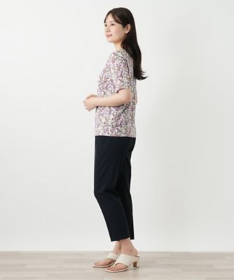ペイズリー柄カットソー【Ｌｅｉｌｉａｎ　ＷＨＩＴＥ　ＬＡＢＥＬ】