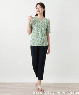 ペイズリー柄カットソー【Ｌｅｉｌｉａｎ　ＷＨＩＴＥ　ＬＡＢＥＬ】
