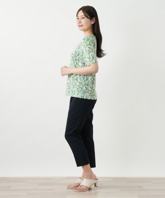 ペイズリー柄カットソー【Ｌｅｉｌｉａｎ　ＷＨＩＴＥ　ＬＡＢＥＬ】