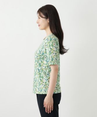 ペイズリー柄カットソー【Ｌｅｉｌｉａｎ　ＷＨＩＴＥ　ＬＡＢＥＬ】
