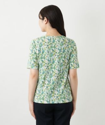 ペイズリー柄カットソー【Ｌｅｉｌｉａｎ　ＷＨＩＴＥ　ＬＡＢＥＬ】