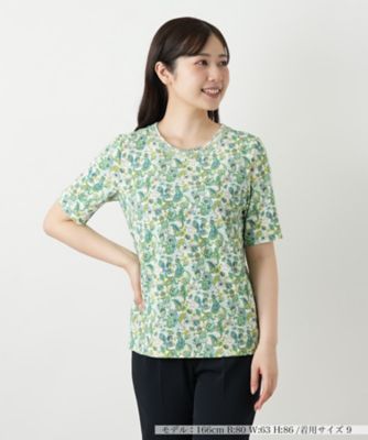ペイズリー柄カットソー【Ｌｅｉｌｉａｎ　ＷＨＩＴＥ　ＬＡＢＥＬ】