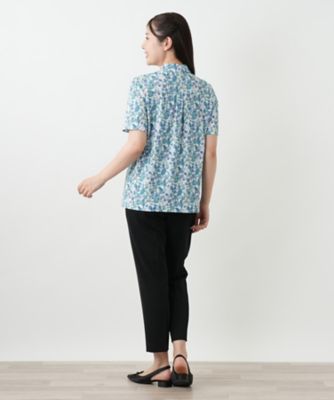 ペイズリー柄カットソー【Leilian WHITE LABEL