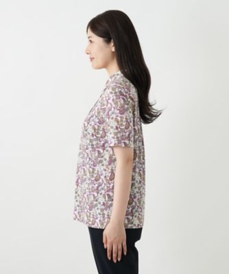 ペイズリー柄カットソー【Leilian WHITE LABEL