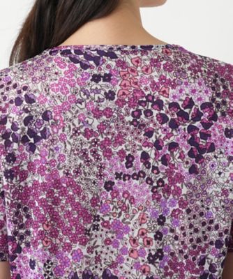 フラワー柄カットソー【Ｌｅｉｌｉａｎ　ＷＨＩＴＥ　ＬＡＢＥＬ】
