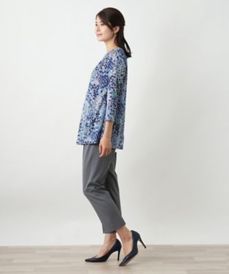 プリントタックカットソー【Ｌｅｉｌｉａｎ　ＷＨＩＴＥ　ＬＡＢＥＬ】