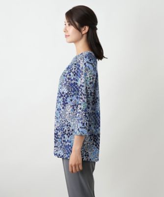 プリントタックカットソー【Ｌｅｉｌｉａｎ　ＷＨＩＴＥ　ＬＡＢＥＬ】