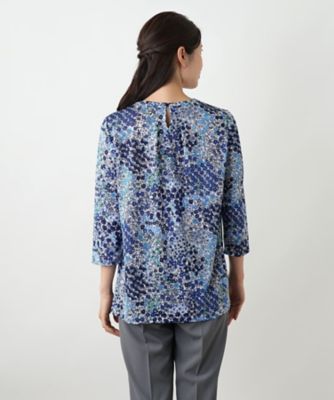 プリントタックカットソー【Ｌｅｉｌｉａｎ　ＷＨＩＴＥ　ＬＡＢＥＬ】