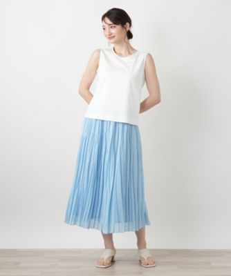 ノースリーブカットソー【Ｌｅｉｌｉａｎ　ＷＨＩＴＥ　ＬＡＢＥＬ】