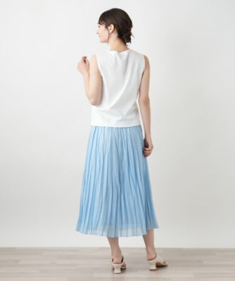 ノースリーブカットソー【Ｌｅｉｌｉａｎ　ＷＨＩＴＥ　ＬＡＢＥＬ】
