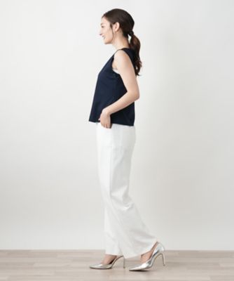 ノースリーブカットソー【Ｌｅｉｌｉａｎ　ＷＨＩＴＥ　ＬＡＢＥＬ】