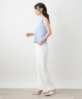 ノースリーブカットソー【Ｌｅｉｌｉａｎ　ＷＨＩＴＥ　ＬＡＢＥＬ】