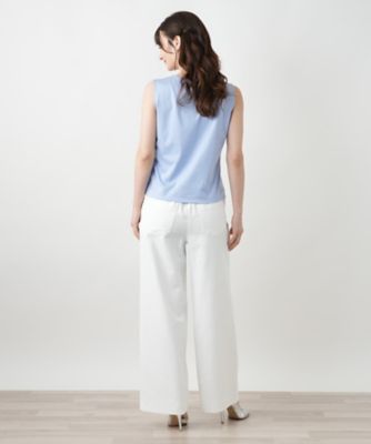 ノースリーブカットソー【Ｌｅｉｌｉａｎ　ＷＨＩＴＥ　ＬＡＢＥＬ】