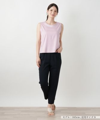 ノースリーブカットソー【Ｌｅｉｌｉａｎ　ＷＨＩＴＥ　ＬＡＢＥＬ】