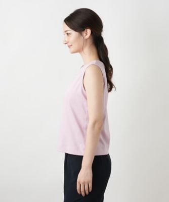 ノースリーブカットソー【Ｌｅｉｌｉａｎ　ＷＨＩＴＥ　ＬＡＢＥＬ】