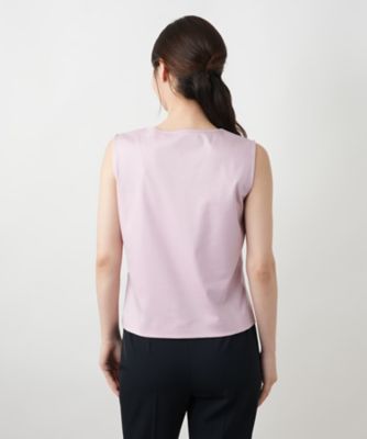 ノースリーブカットソー【Ｌｅｉｌｉａｎ　ＷＨＩＴＥ　ＬＡＢＥＬ】