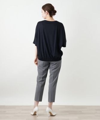 ドルマンスリーブカットソー【Leilian WHITE
