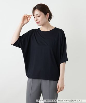 ＜Leilian (Women)＞ドルマンスリーブカットソー【Ｌｅｉｌｉａｎ　ＷＨＩＴＥ　ＬＡＢＥＬ】