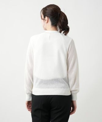 Ｖネックカーディガン【Ｌｅｉｌｉａｎ　ＷＨＩＴＥ　ＬＡＢＥＬ】