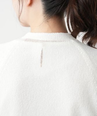 Ｖネックカーディガン【Ｌｅｉｌｉａｎ　ＷＨＩＴＥ　ＬＡＢＥＬ】