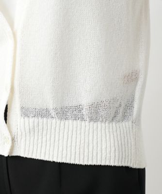 Ｖネックカーディガン【Ｌｅｉｌｉａｎ　ＷＨＩＴＥ　ＬＡＢＥＬ】