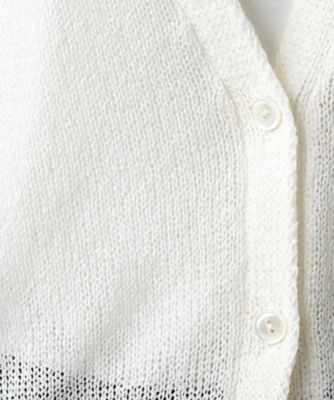 Ｖネックカーディガン【Ｌｅｉｌｉａｎ　ＷＨＩＴＥ　ＬＡＢＥＬ】