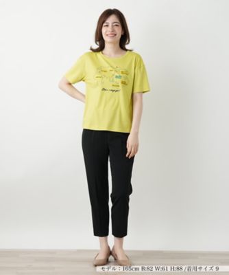 刺繍Ｔシャツ【Ｌｅｉｌｉａｎ　ＷＨＩＴＥ　ＬＡＢＥＬ】