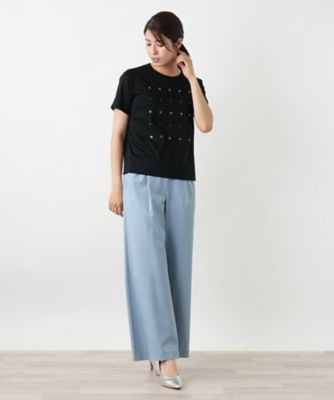 ビジューＴシャツ【Ｌｅｉｌｉａｎ　ＷＨＩＴＥ　ＬＡＢＥＬ】