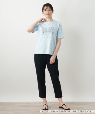 プリントカットソー【Ｌｅｉｌｉａｎ　ＷＨＩＴＥ　ＬＡＢＥＬ】