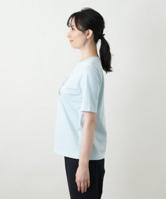 プリントカットソー【Ｌｅｉｌｉａｎ　ＷＨＩＴＥ　ＬＡＢＥＬ】