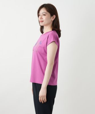 刺繍フレンチスリーブＴシャツ【Ｌｅｉｌｉａｎ　ＷＨＩＴＥ　ＬＡＢＥＬ】