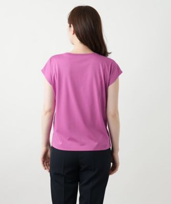 刺繍フレンチスリーブＴシャツ【Ｌｅｉｌｉａｎ　ＷＨＩＴＥ　ＬＡＢＥＬ】