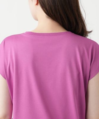 刺繍フレンチスリーブＴシャツ【Ｌｅｉｌｉａｎ　ＷＨＩＴＥ　ＬＡＢＥＬ】