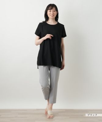 ラメクルーネックカットソー【Ｌｅｉｌｉａｎ　ＷＨＩＴＥ　ＬＡＢＥＬ】