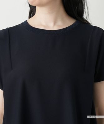ラメクルーネックカットソー【Ｌｅｉｌｉａｎ　ＷＨＩＴＥ　ＬＡＢＥＬ】