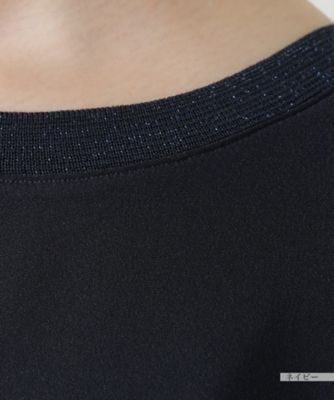 ラメクルーネックカットソー【Ｌｅｉｌｉａｎ　ＷＨＩＴＥ　ＬＡＢＥＬ】