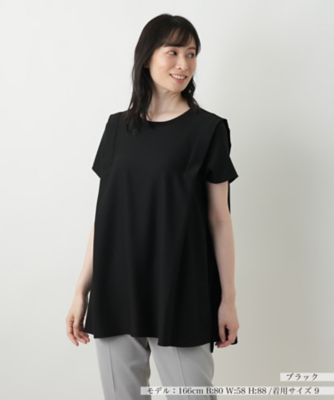 ラメクルーネックカットソー【Ｌｅｉｌｉａｎ　ＷＨＩＴＥ　ＬＡＢＥＬ】