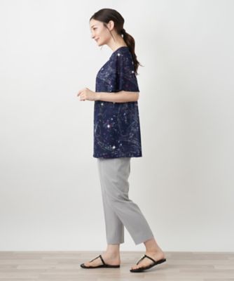 星座モチーフプリントカットソー【Ｌｅｉｌｉａｎ　ＷＨＩＴＥ　ＬＡＢＥＬ】