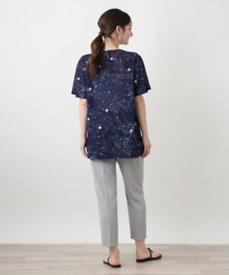 星座モチーフプリントカットソー【Ｌｅｉｌｉａｎ　ＷＨＩＴＥ　ＬＡＢＥＬ】