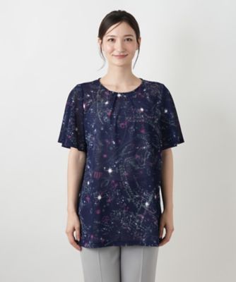 星座モチーフプリントカットソー【Ｌｅｉｌｉａｎ　ＷＨＩＴＥ　ＬＡＢＥＬ】