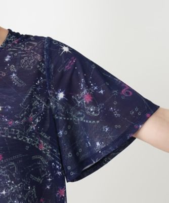 星座モチーフプリントカットソー【Ｌｅｉｌｉａｎ　ＷＨＩＴＥ　ＬＡＢＥＬ】