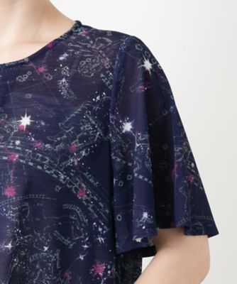 星座モチーフプリントカットソー【Ｌｅｉｌｉａｎ　ＷＨＩＴＥ　ＬＡＢＥＬ】