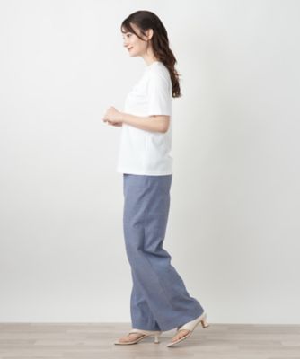 スパンコール刺繍Ｔシャツ【Ｌｅｉｌｉａｎ　ＷＨＩＴＥ　ＬＡＢＥＬ】